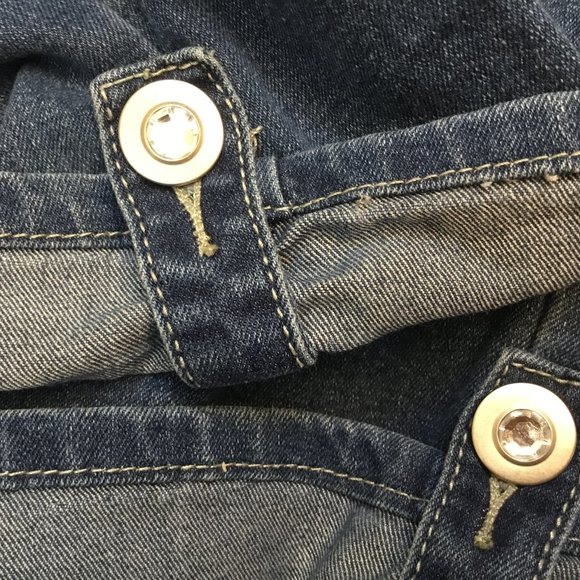 Blue Identity Women's Denim Capri Jeans Size 12P - Picture 4 of 4